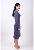 Dress Jjxx Jxjoana V-Neck Knit Night Shadow Blue